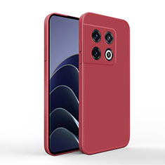 Funda Silicona Ultrafina Goma 360 Grados Carcasa YK3 para OnePlus 10 Pro 5G Rojo