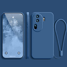 Funda Silicona Ultrafina Goma 360 Grados Carcasa YK3 para Oppo Reno11 Pro 5G Azul