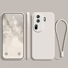 Funda Silicona Ultrafina Goma 360 Grados Carcasa YK3 para Oppo Reno11 Pro 5G Blanco