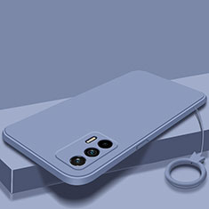 Funda Silicona Ultrafina Goma 360 Grados Carcasa YK3 para Realme GT Neo 2T 5G Gris Lavanda