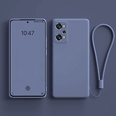 Funda Silicona Ultrafina Goma 360 Grados Carcasa YK3 para Realme GT Neo2 5G Gris Lavanda