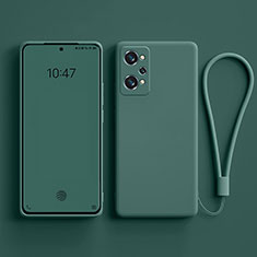 Funda Silicona Ultrafina Goma 360 Grados Carcasa YK3 para Realme GT Neo2 5G Verde Noche