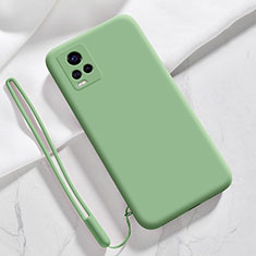 Funda Silicona Ultrafina Goma 360 Grados Carcasa YK3 para Vivo iQOO 7 5G Verde