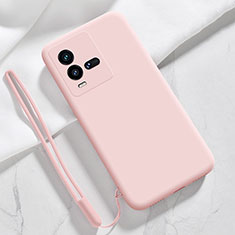 Funda Silicona Ultrafina Goma 360 Grados Carcasa YK3 para Vivo iQOO 9T 5G Rosa