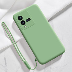 Funda Silicona Ultrafina Goma 360 Grados Carcasa YK3 para Vivo iQOO 9T 5G Verde