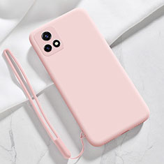 Funda Silicona Ultrafina Goma 360 Grados Carcasa YK3 para Vivo iQOO U3 5G Rosa