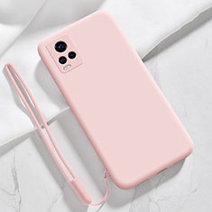 Funda Silicona Ultrafina Goma 360 Grados Carcasa YK3 para Vivo V21s 5G Rosa