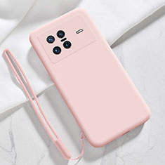 Funda Silicona Ultrafina Goma 360 Grados Carcasa YK3 para Vivo X Note Rosa