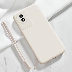 Funda Silicona Ultrafina Goma 360 Grados Carcasa YK3 para Vivo Y11 (2023) Blanco