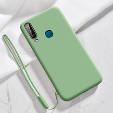 Funda Silicona Ultrafina Goma 360 Grados Carcasa YK3 para Vivo Y12 Verde