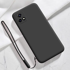 Funda Silicona Ultrafina Goma 360 Grados Carcasa YK3 para Vivo Y72 India Negro