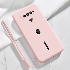 Funda Silicona Ultrafina Goma 360 Grados Carcasa YK3 para Xiaomi Black Shark 4 Pro 5G Rosa