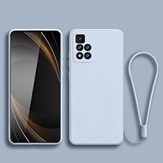 Funda Silicona Ultrafina Goma 360 Grados Carcasa YK3 para Xiaomi Mi 11i 5G (2022) Azul Claro