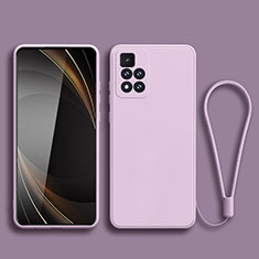 Funda Silicona Ultrafina Goma 360 Grados Carcasa YK3 para Xiaomi Mi 11i 5G (2022) Purpura Claro