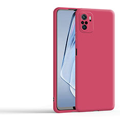 Funda Silicona Ultrafina Goma 360 Grados Carcasa YK3 para Xiaomi Mi 11i 5G Rojo