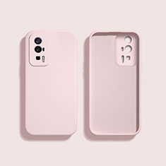 Funda Silicona Ultrafina Goma 360 Grados Carcasa YK3 para Xiaomi Poco F5 Pro 5G Rosa