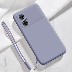 Funda Silicona Ultrafina Goma 360 Grados Carcasa YK3 para Xiaomi Poco M4 5G Gris Lavanda