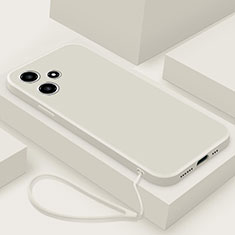 Funda Silicona Ultrafina Goma 360 Grados Carcasa YK3 para Xiaomi Poco M6 Pro 5G Blanco