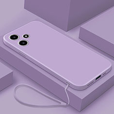 Funda Silicona Ultrafina Goma 360 Grados Carcasa YK3 para Xiaomi Poco M6 Pro 5G Purpura Claro