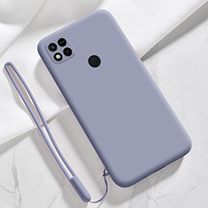 Funda Silicona Ultrafina Goma 360 Grados Carcasa YK3 para Xiaomi Redmi 10A 4G Gris Lavanda