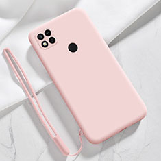 Funda Silicona Ultrafina Goma 360 Grados Carcasa YK3 para Xiaomi Redmi 10A 4G Oro Rosa