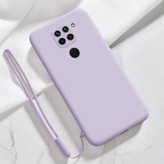 Funda Silicona Ultrafina Goma 360 Grados Carcasa YK3 para Xiaomi Redmi 10X 4G Purpura Claro