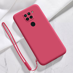 Funda Silicona Ultrafina Goma 360 Grados Carcasa YK3 para Xiaomi Redmi 10X 4G Rojo