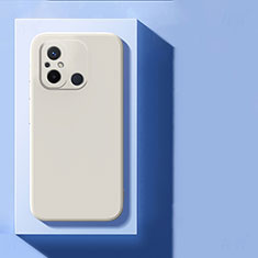 Funda Silicona Ultrafina Goma 360 Grados Carcasa YK3 para Xiaomi Redmi 12C 4G Blanco