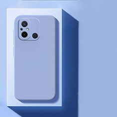 Funda Silicona Ultrafina Goma 360 Grados Carcasa YK3 para Xiaomi Redmi 12C 4G Gris Lavanda