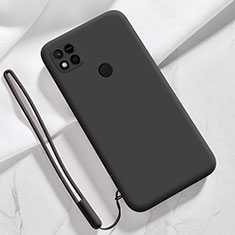 Funda Silicona Ultrafina Goma 360 Grados Carcasa YK3 para Xiaomi Redmi 9C NFC Negro