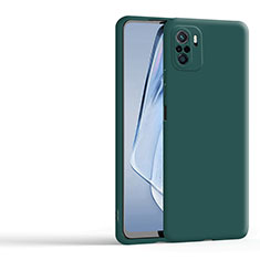 Funda Silicona Ultrafina Goma 360 Grados Carcasa YK3 para Xiaomi Redmi K40 5G Verde