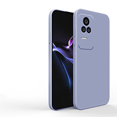 Funda Silicona Ultrafina Goma 360 Grados Carcasa YK3 para Xiaomi Redmi K40S 5G Gris Lavanda