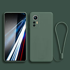 Funda Silicona Ultrafina Goma 360 Grados Carcasa YK3 para Xiaomi Redmi K50 Ultra 5G Verde