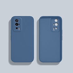 Funda Silicona Ultrafina Goma 360 Grados Carcasa YK3 para Xiaomi Redmi K60 Pro 5G Gris Lavanda