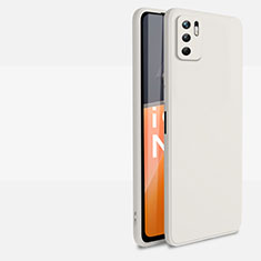 Funda Silicona Ultrafina Goma 360 Grados Carcasa YK3 para Xiaomi Redmi Note 10 5G Blanco