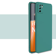 Funda Silicona Ultrafina Goma 360 Grados Carcasa YK3 para Xiaomi Redmi Note 10 5G Verde