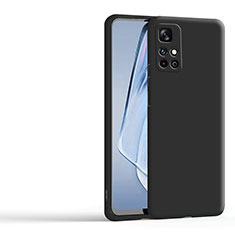 Funda Silicona Ultrafina Goma 360 Grados Carcasa YK3 para Xiaomi Redmi Note 11 4G (2022) Negro