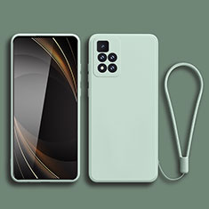 Funda Silicona Ultrafina Goma 360 Grados Carcasa YK3 para Xiaomi Redmi Note 11 Pro+ Plus 5G Menta Verde