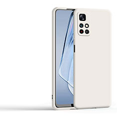 Funda Silicona Ultrafina Goma 360 Grados Carcasa YK3 para Xiaomi Redmi Note 11S 4G Blanco