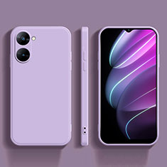 Funda Silicona Ultrafina Goma 360 Grados Carcasa YK4 para Realme 10S 5G Purpura Claro