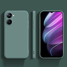 Funda Silicona Ultrafina Goma 360 Grados Carcasa YK4 para Realme 10S 5G Verde Noche