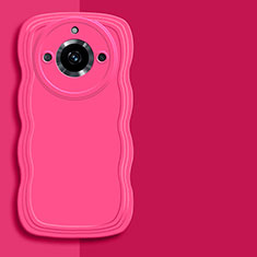 Funda Silicona Ultrafina Goma 360 Grados Carcasa YK4 para Realme Narzo 60 Pro 5G Rosa Roja