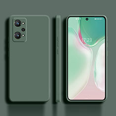 Funda Silicona Ultrafina Goma 360 Grados Carcasa YK4 para Realme Q5 Pro 5G Verde Noche