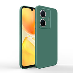 Funda Silicona Ultrafina Goma 360 Grados Carcasa YK4 para Vivo iQOO Z6 Pro 5G Verde Noche