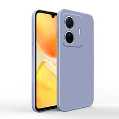 Funda Silicona Ultrafina Goma 360 Grados Carcasa YK4 para Vivo T1 5G Gris Lavanda