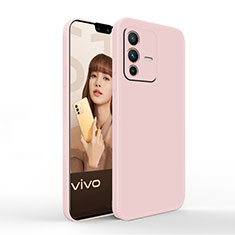 Funda Silicona Ultrafina Goma 360 Grados Carcasa YK4 para Vivo V23 5G Rosa