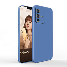 Funda Silicona Ultrafina Goma 360 Grados Carcasa YK4 para Vivo V23 Pro 5G Azul