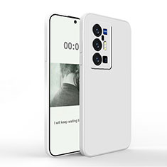 Funda Silicona Ultrafina Goma 360 Grados Carcasa YK4 para Vivo X70 Pro+ Plus 5G Blanco