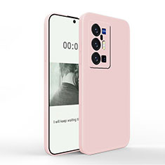 Funda Silicona Ultrafina Goma 360 Grados Carcasa YK4 para Vivo X70 Pro+ Plus 5G Rosa