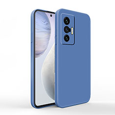 Funda Silicona Ultrafina Goma 360 Grados Carcasa YK4 para Vivo X70t Azul